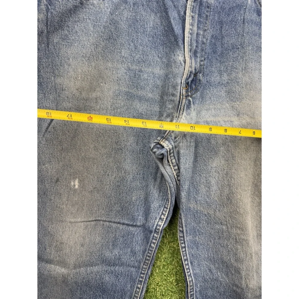 Vintage Levis 505 Jeans Mens 34x30 Made in USA Straight Leg Workwear Orange Tab